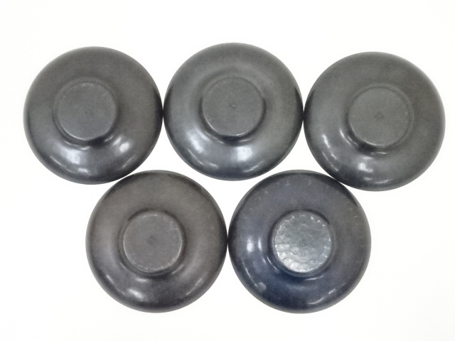 道具 ] - 道具 長寿堂造 銅槌目茶托5客 | ネットショップ圭 netshop